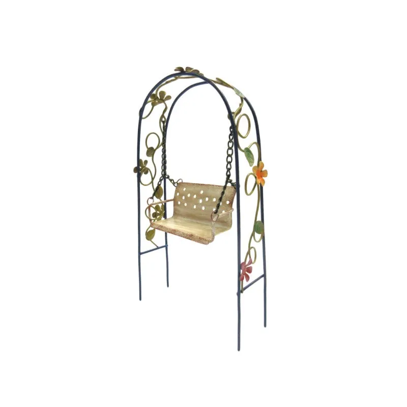 Metal Garden Swing Set