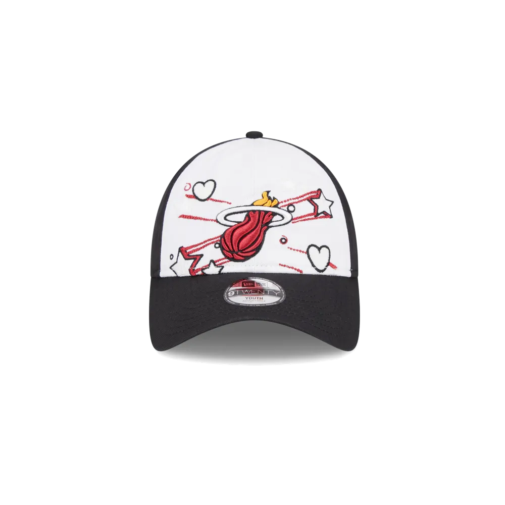 Youth Miami HEAT Heart Baseball Cap