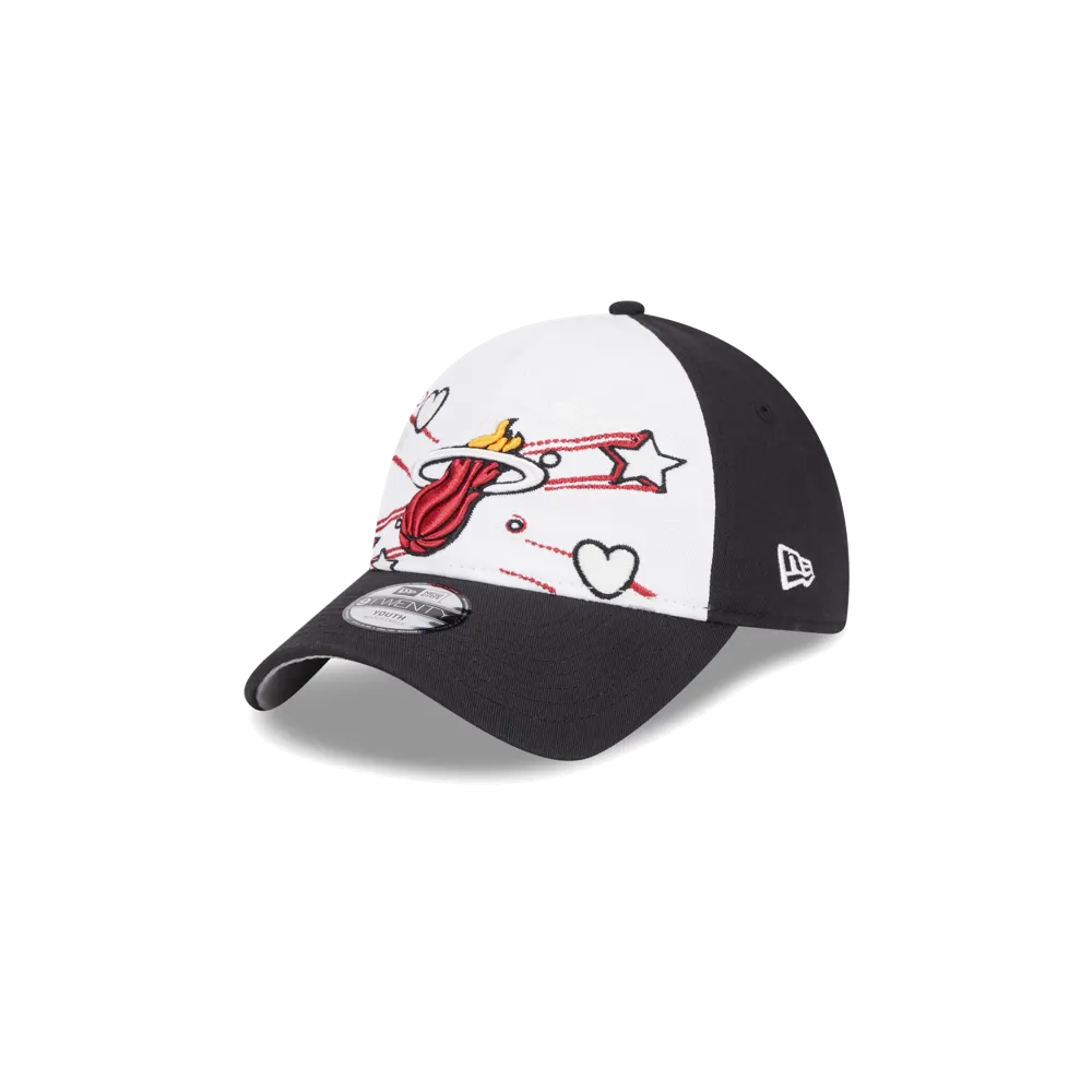 Youth Miami HEAT Heart Baseball Cap