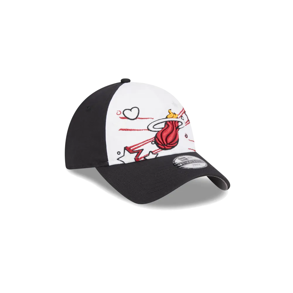 Youth Miami HEAT Heart Baseball Cap