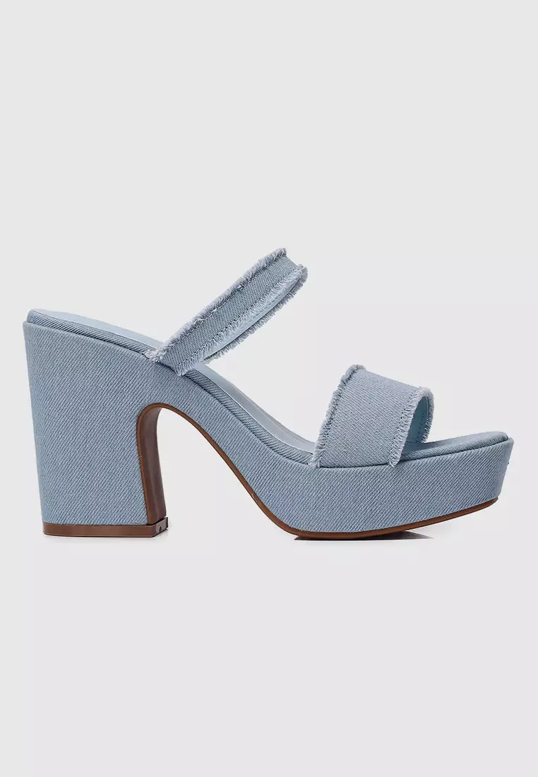 Milliot & Co. Oceana Open Toe Platform Heels