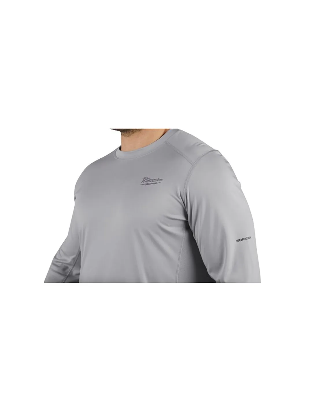 Lightweight Long-Sleeve T-Shirt - Grey - Size S