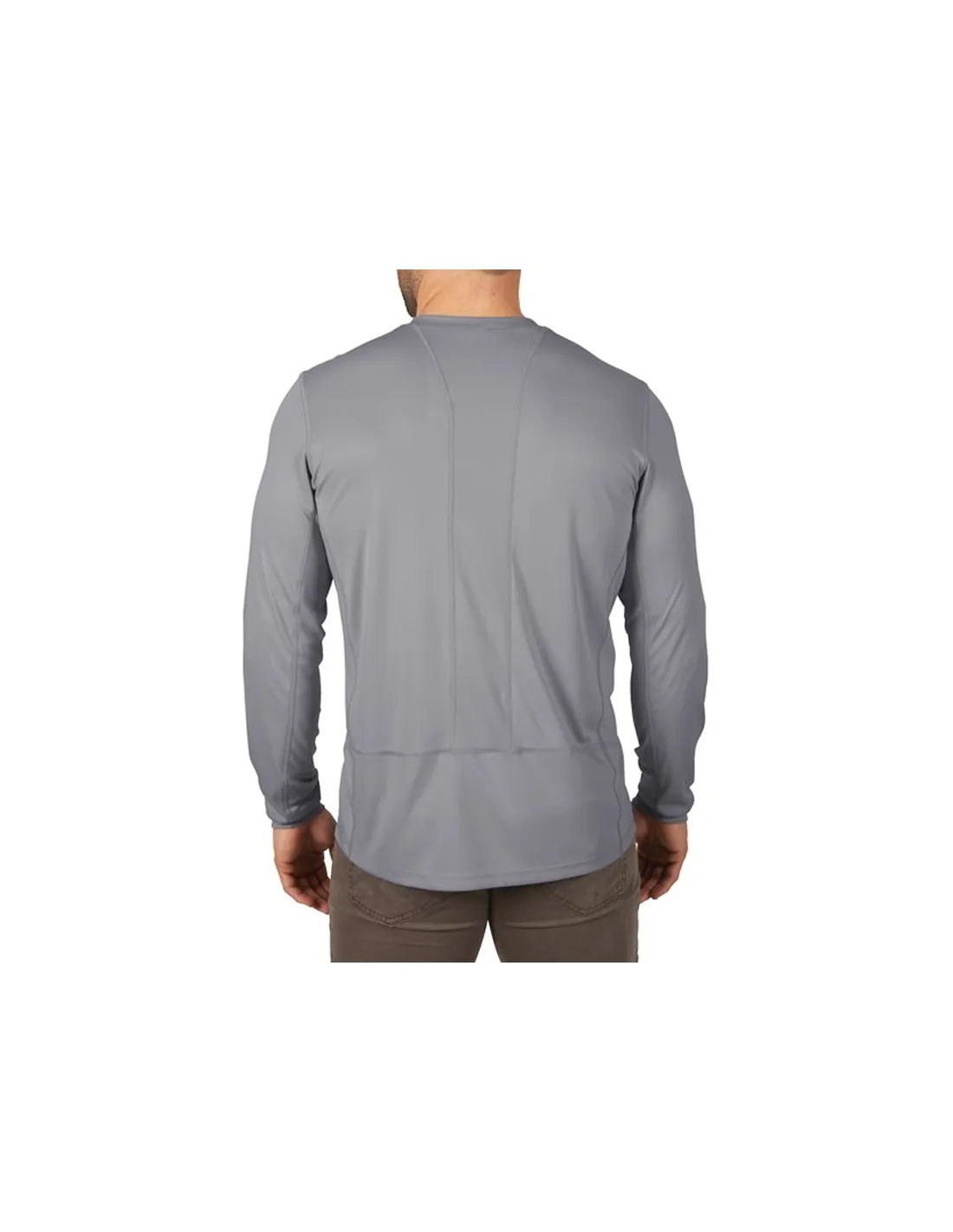 Lightweight Long-Sleeve T-Shirt - Grey - Size S