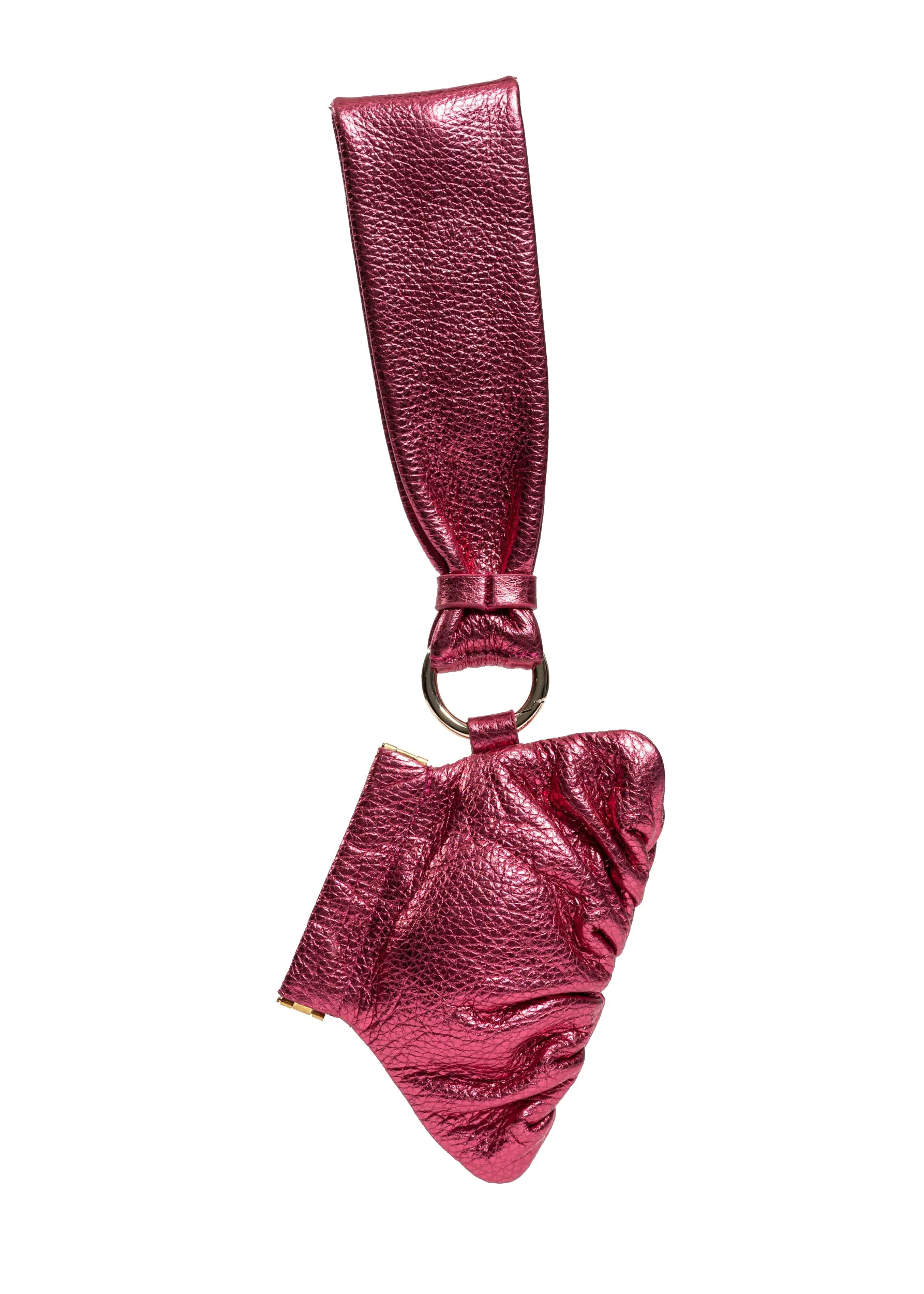 Mini-Mina Miniature  Metallic Fuchsia Bag