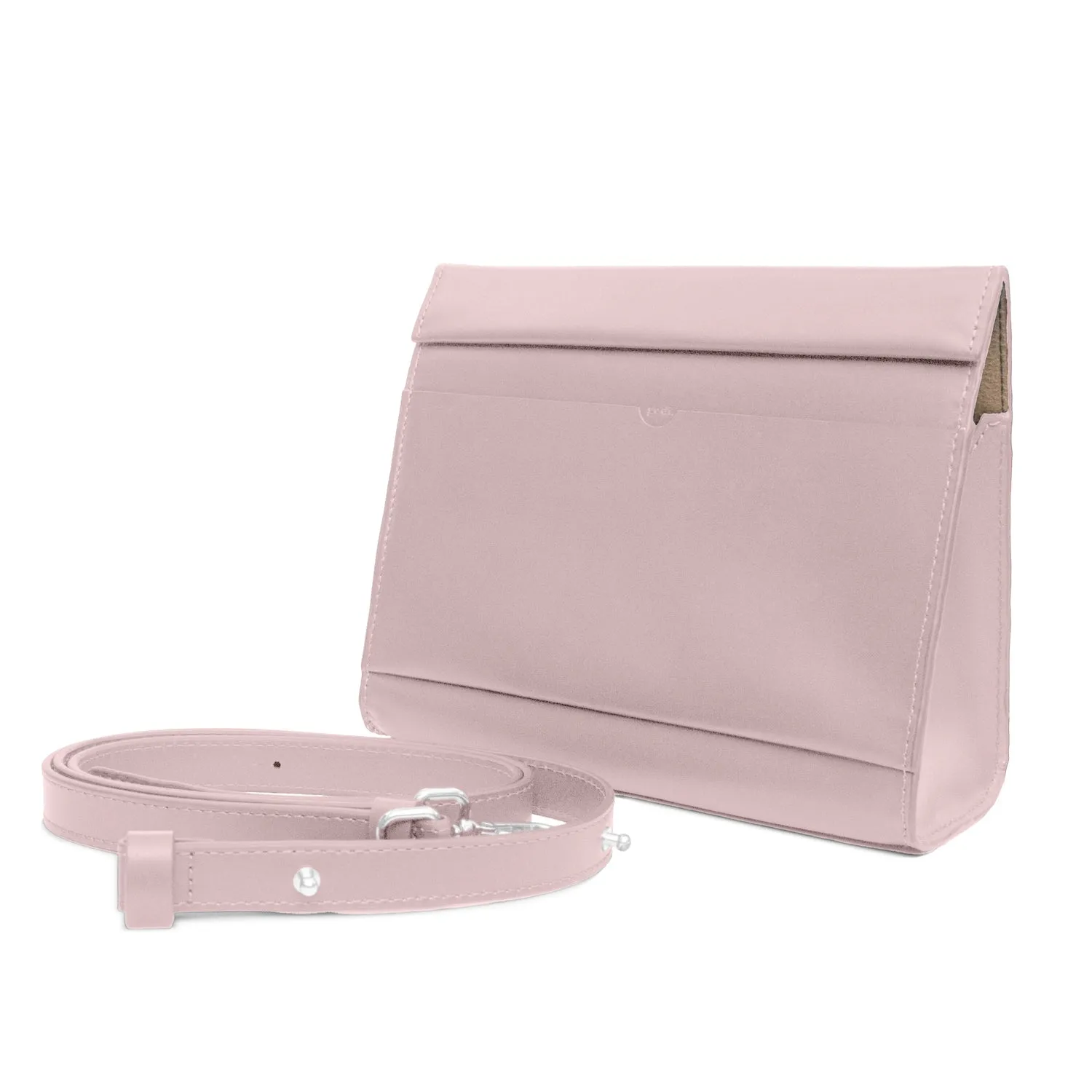 Mini Shoulder Bag in Nude Pink