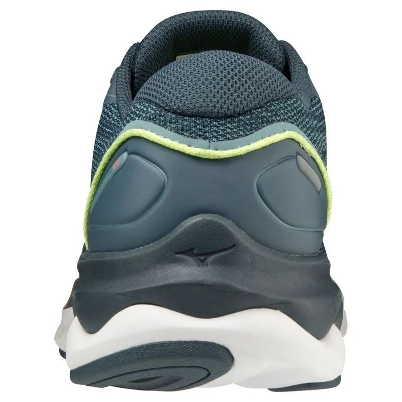 MIZUNO WAVE SKYRISE 3 SMOKE BLUE/LIME/NEON FLAME FOR MEN'S