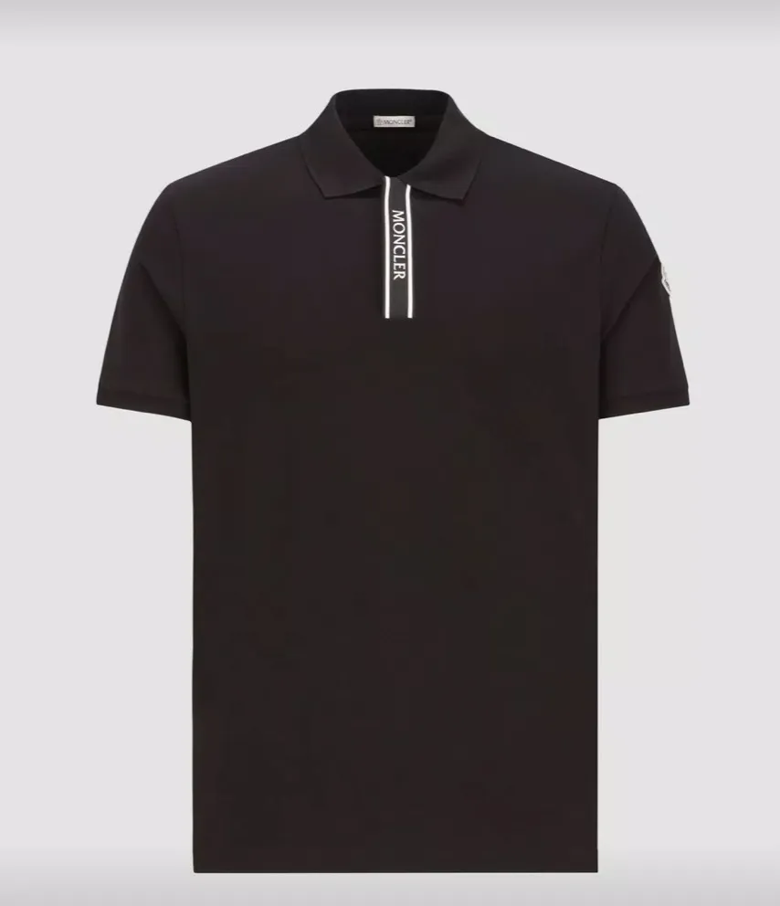 MONCLER Logo Motif Polo Shirt