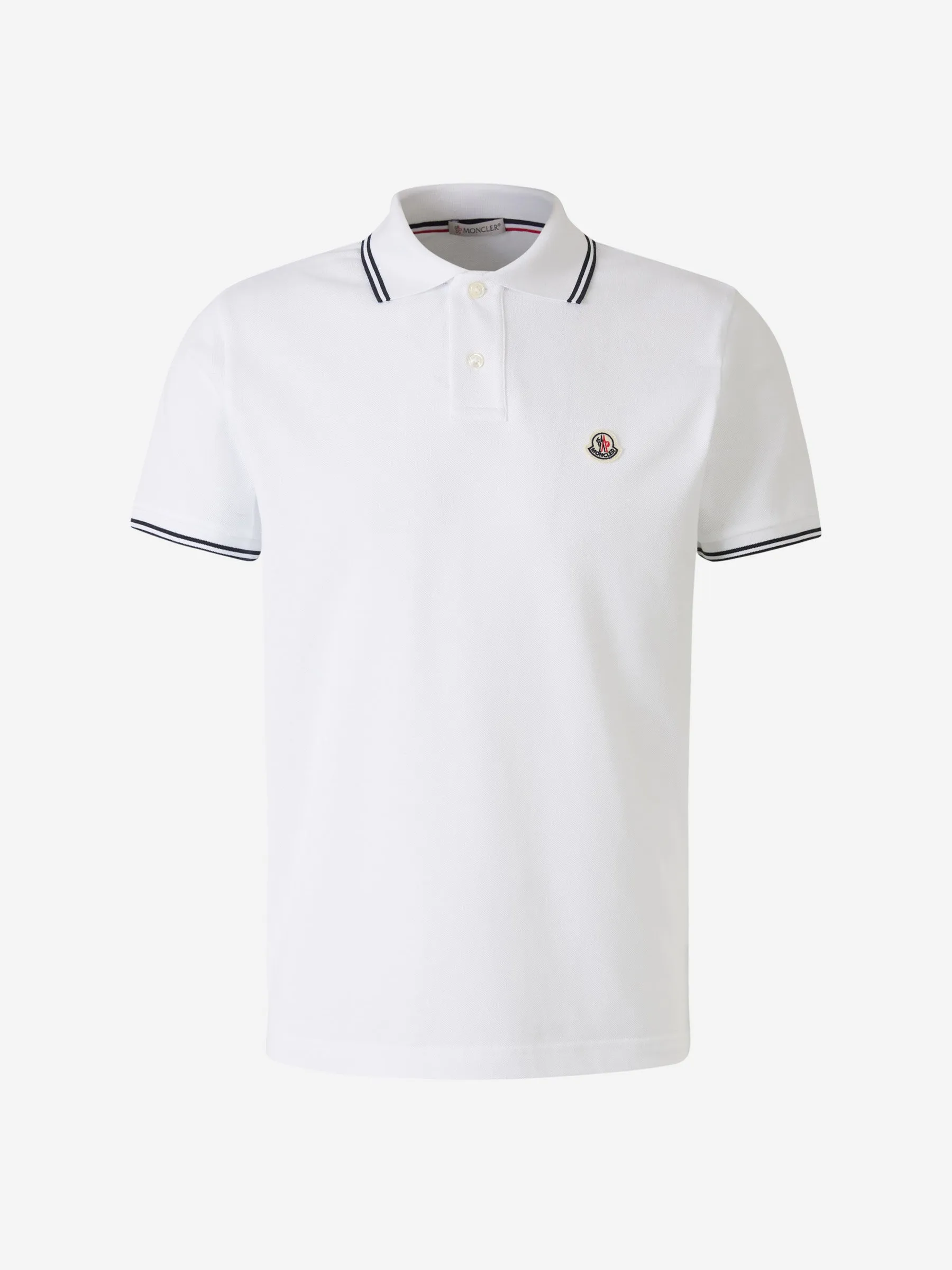 Moncler Polo Piqué Logo 