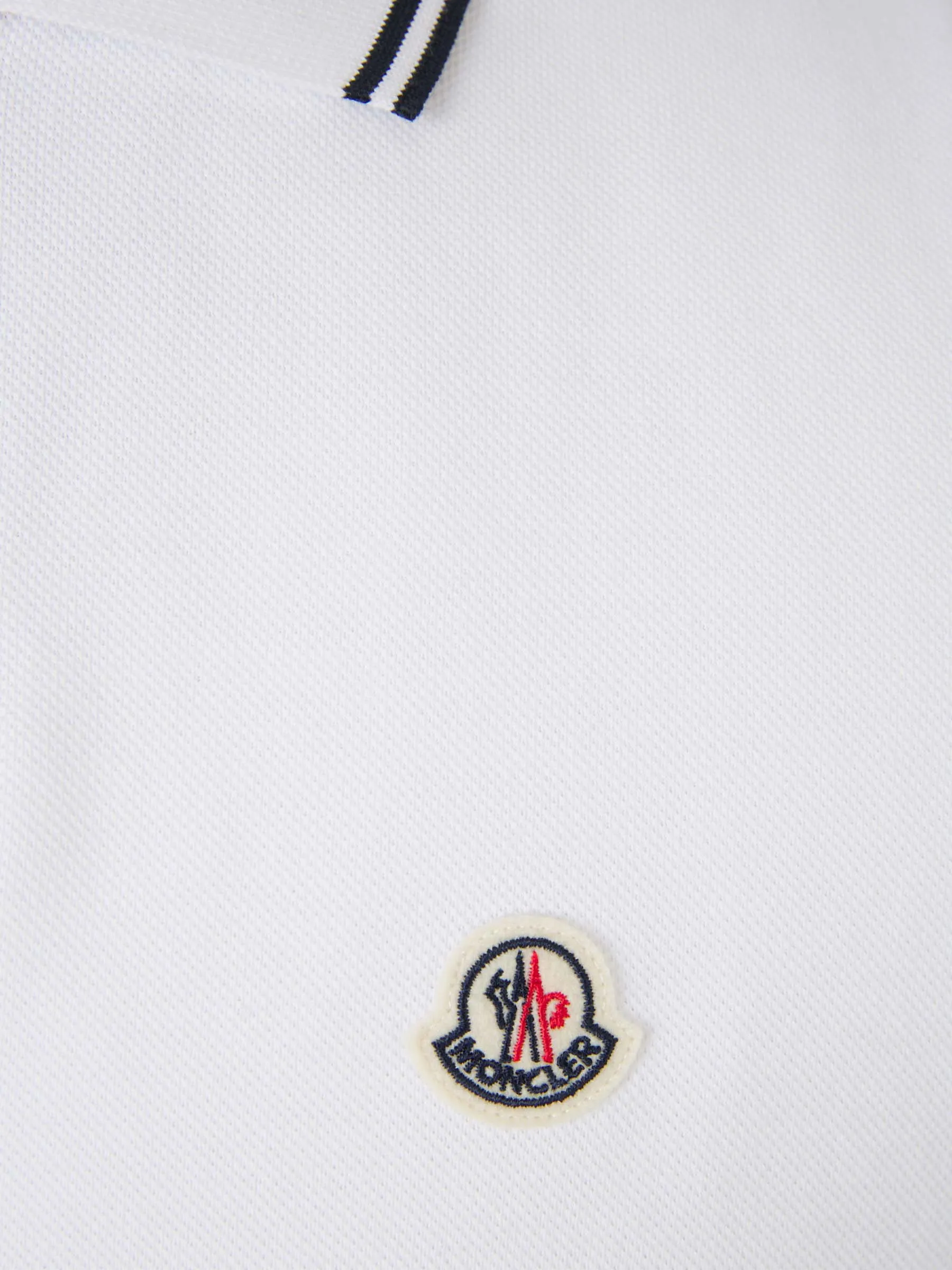 Moncler Polo Piqué Logo 