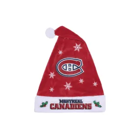 MONTREAL CANADIENS SNOWFLAKE SANTA HAT