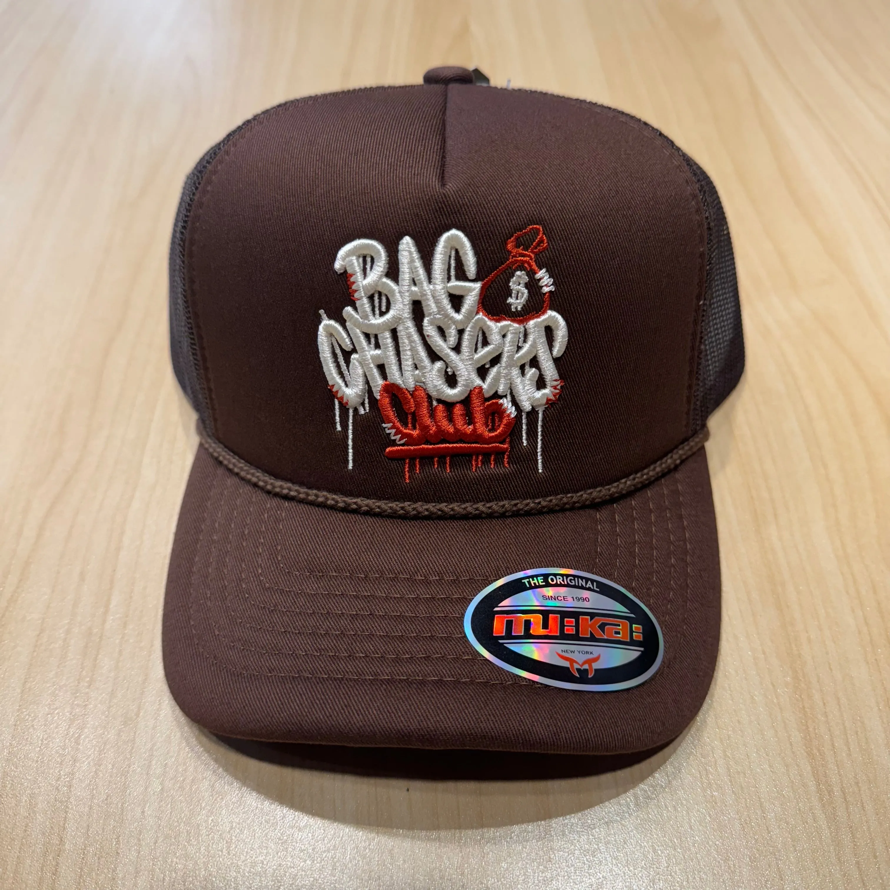 Muka Bag Charger Brown Trucker Hat