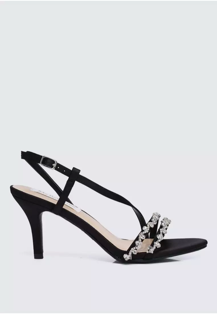 My Ballerine My Ballerine Angeline Comfy Heels In Black