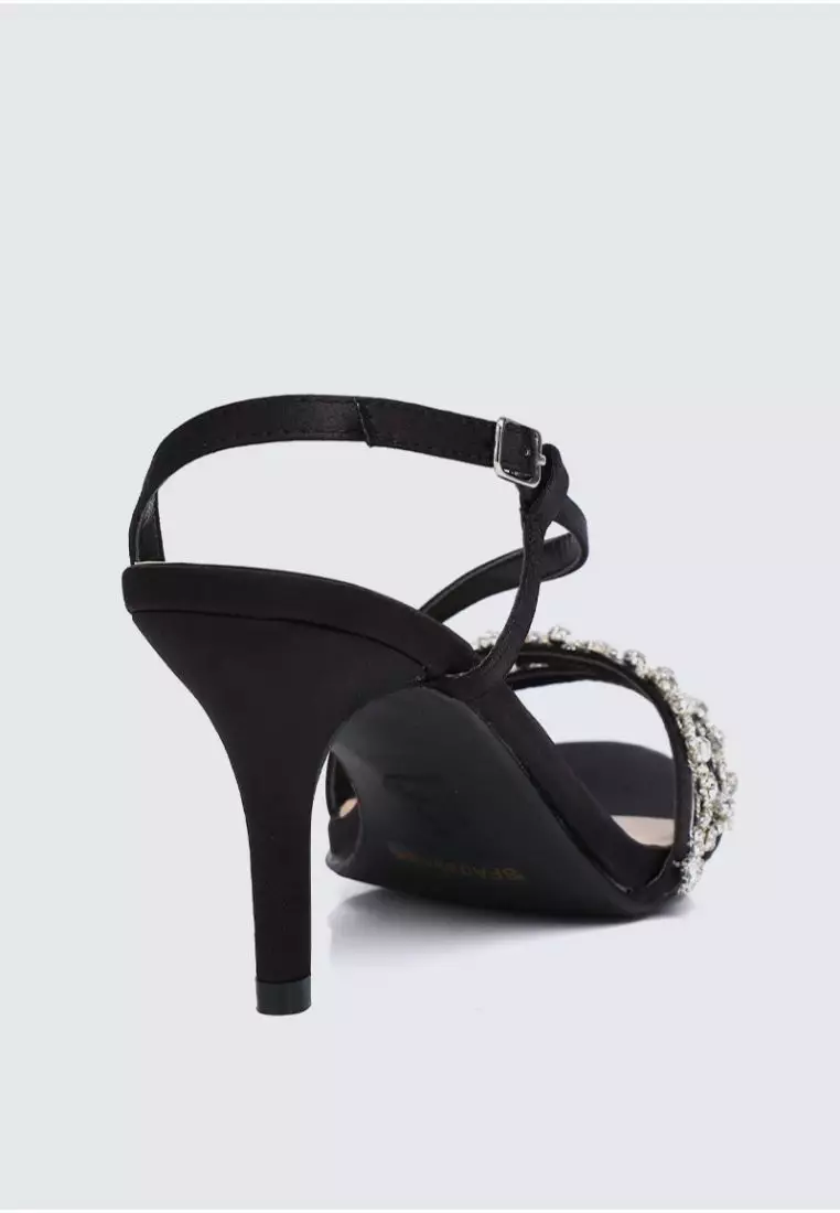 My Ballerine My Ballerine Angeline Comfy Heels In Black