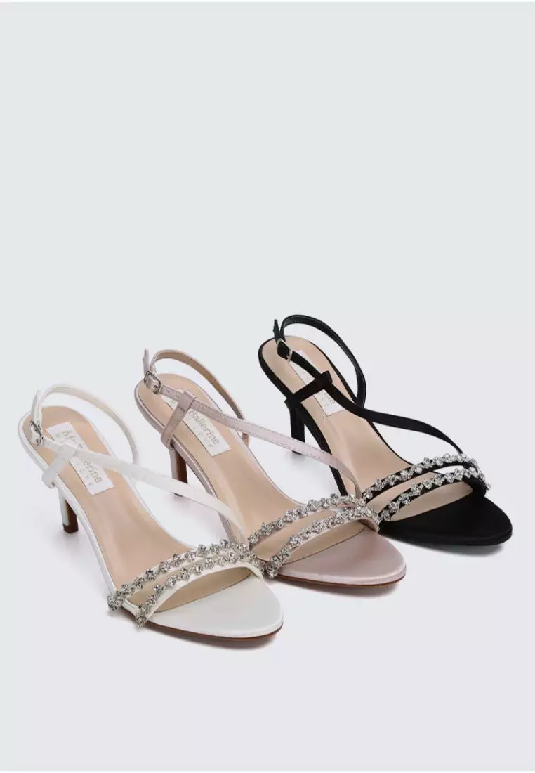 My Ballerine My Ballerine Angeline Comfy Heels In Black