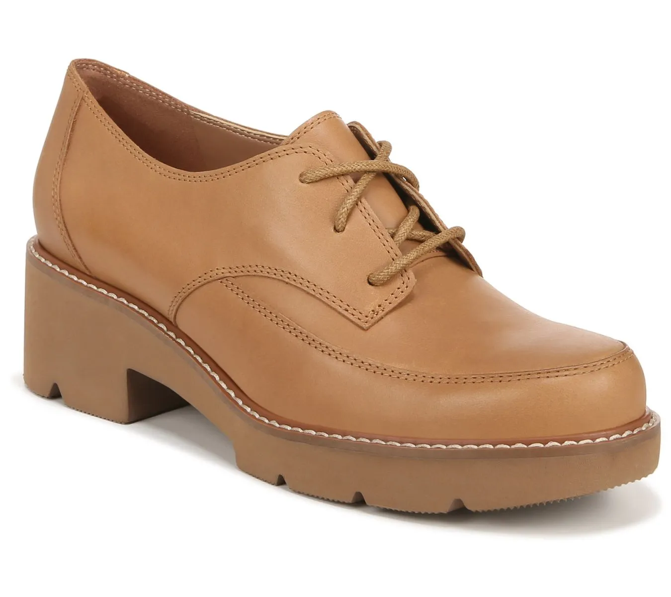 Naturalizer Heeled Oxfords - Darry-Lace