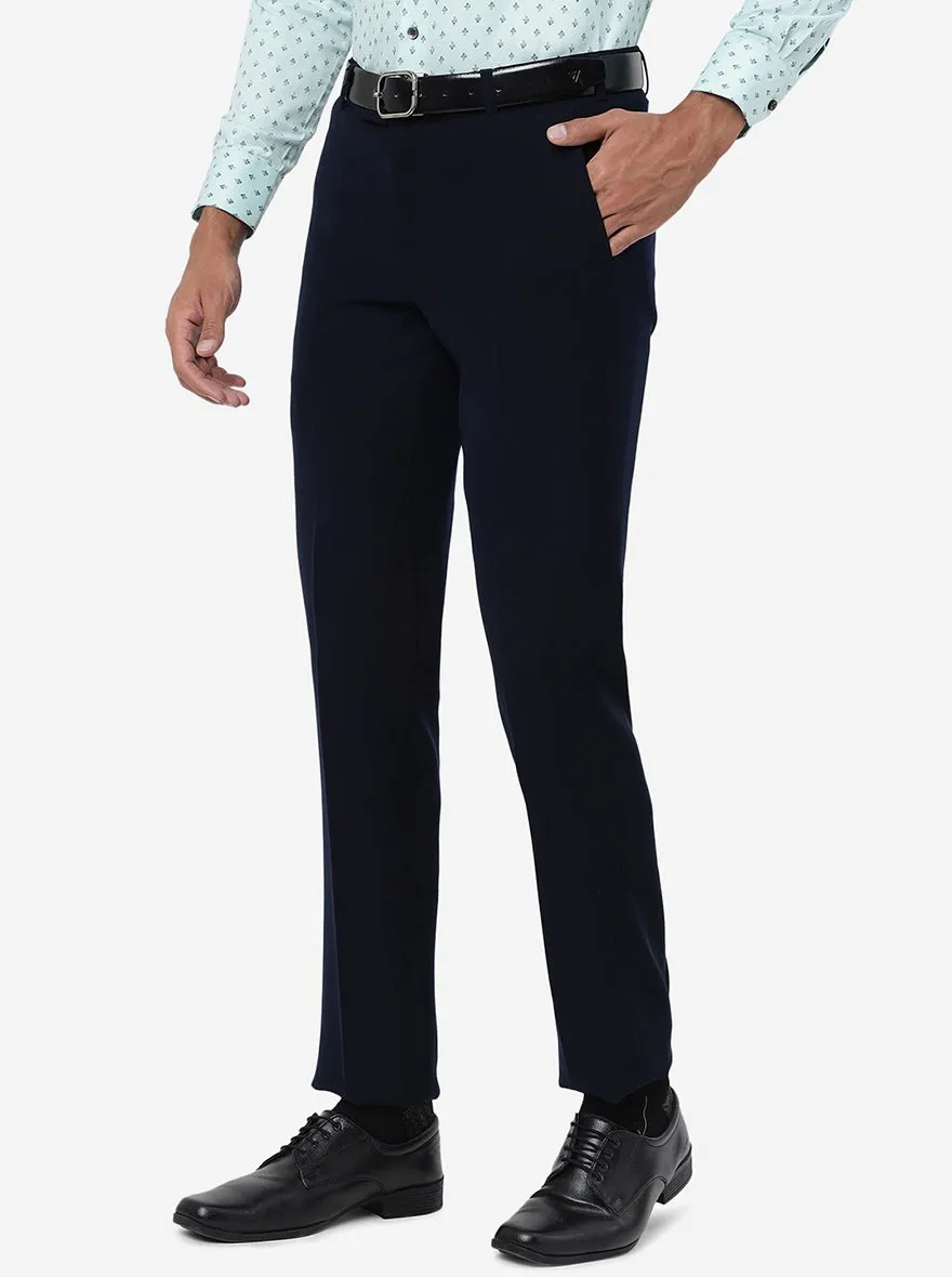 Navy Blue Slim Fit Trouser