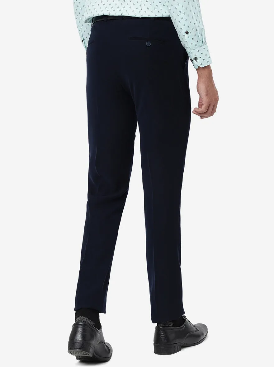 Navy Blue Slim Fit Trouser