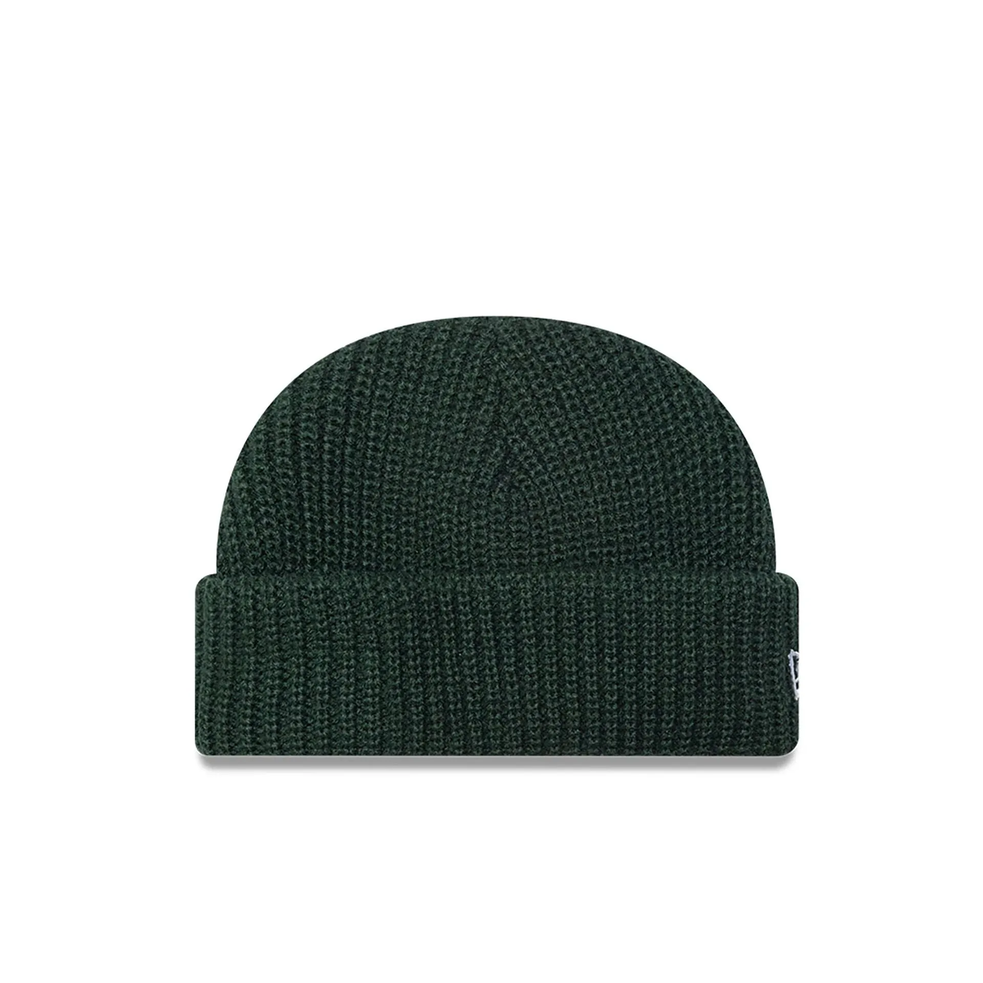 New Era Ribbed Skully Knit Dark Green Beanie Hat