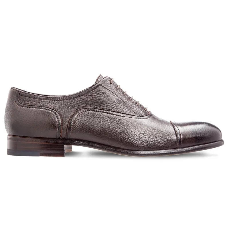 Deerskin Oxfords Dark Brown