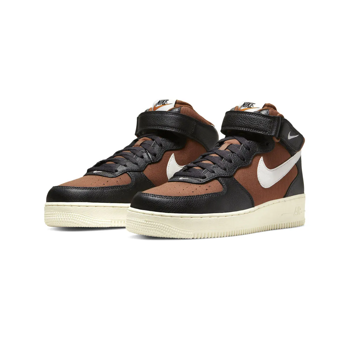 Nike Men's Air Force 1 Mid 07' Vintage Off-Noir Pecan