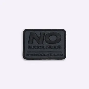 NO EXCUSES VELCRO PATCH