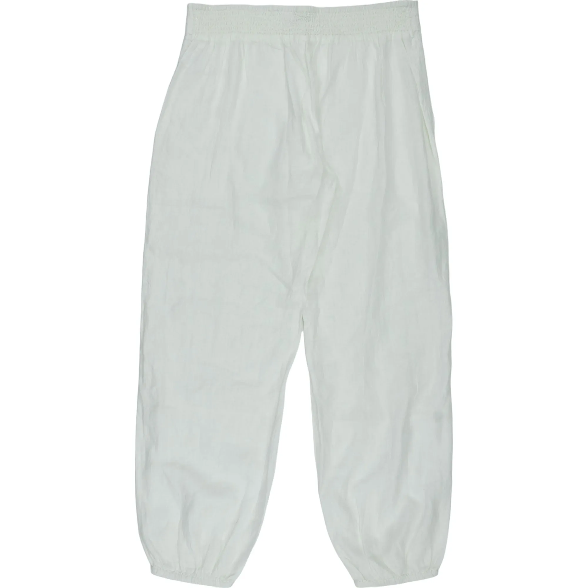 NRBY White Linen Trousers L