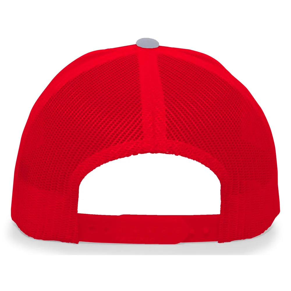 Heather Red Snapback from NSA Flag Series