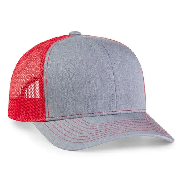 Heather Red Snapback from NSA Flag Series