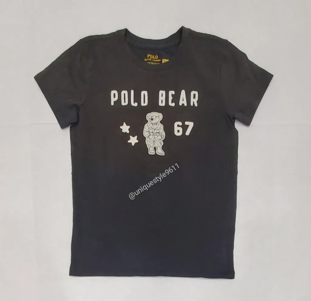 Nwt Polo Ralph Lauren Women's Polo Bear 67 Patch Teddy Bear Tee