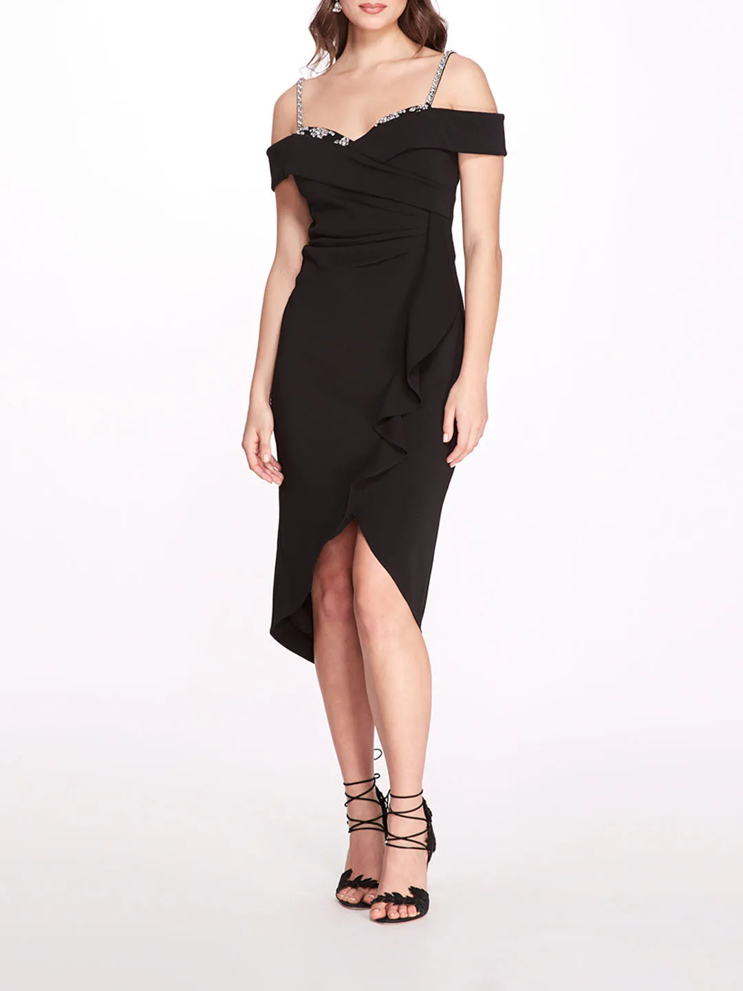 Off Shoulder Draped Dress