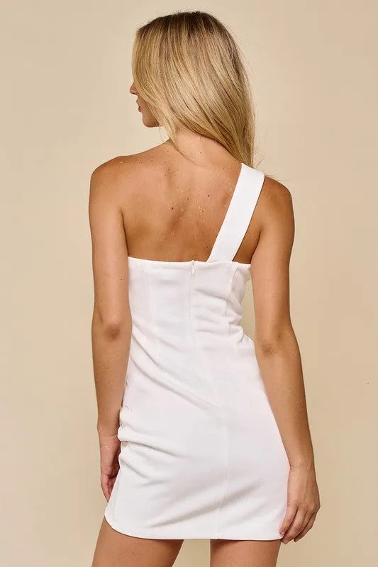 Bodycon Dress One Shoulder Mini