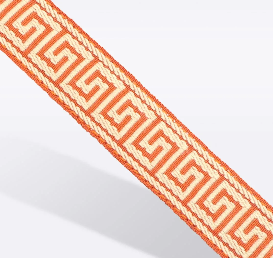 Orange Greek Shoulder Bag Strap