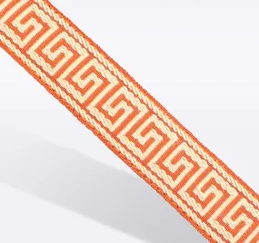 Orange Greek Shoulder Bag Strap