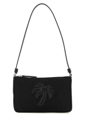 Palm Angels Black Nylon Shoulder Bag