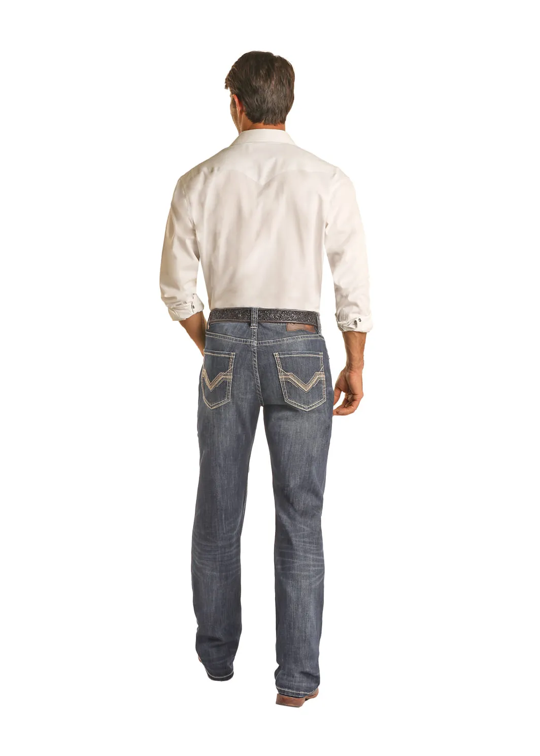 Panhandle Slim Men's Rope Stitch Double Barrel Jeans