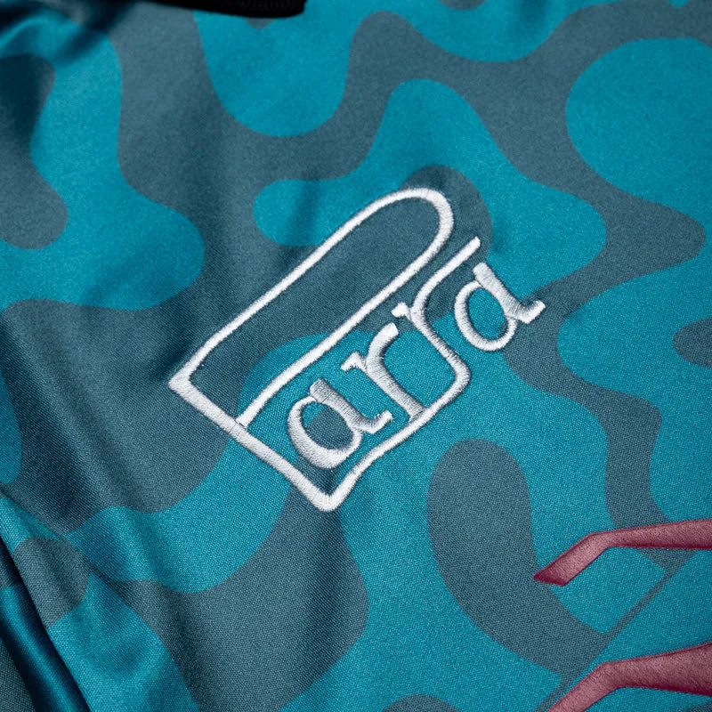 Parra Sports Flage Polo Shirt - Deep Sea Green