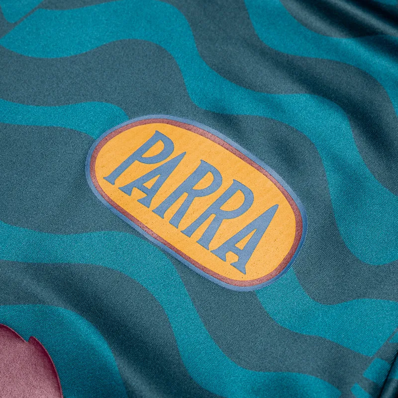 Parra Sports Flage Polo Shirt - Deep Sea Green