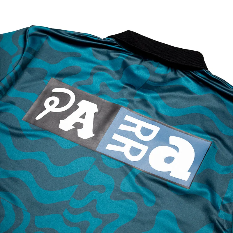 Parra Sports Flage Polo Shirt - Deep Sea Green