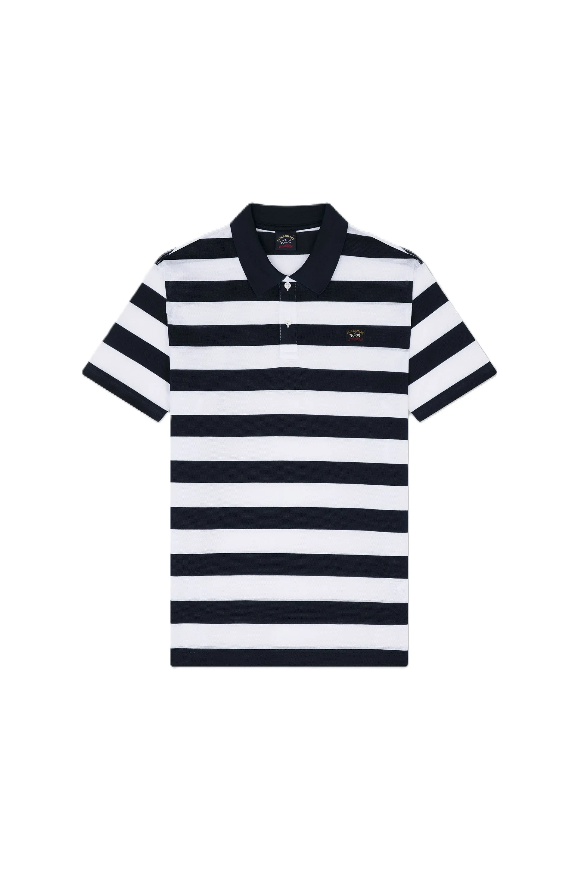 Paul & Shark Pique Cotton SS Polo Stripe