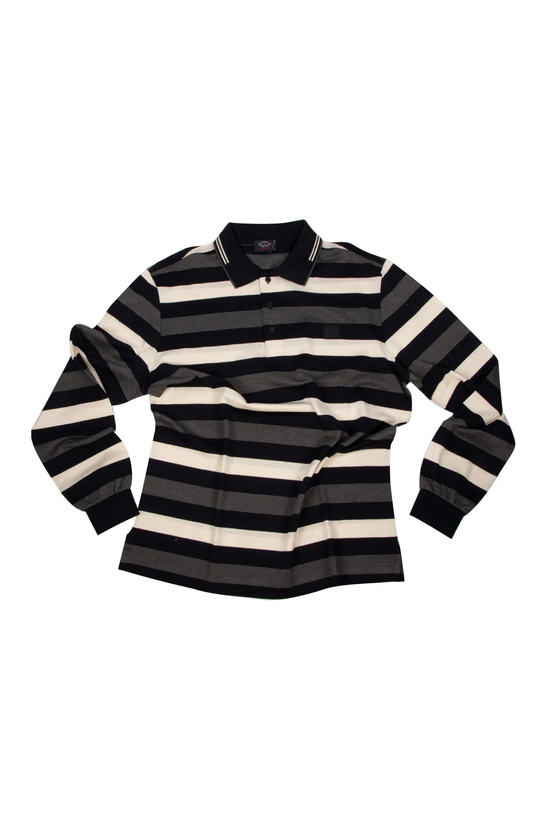 Paul & Shark Polo Charcoal Long Sleeve