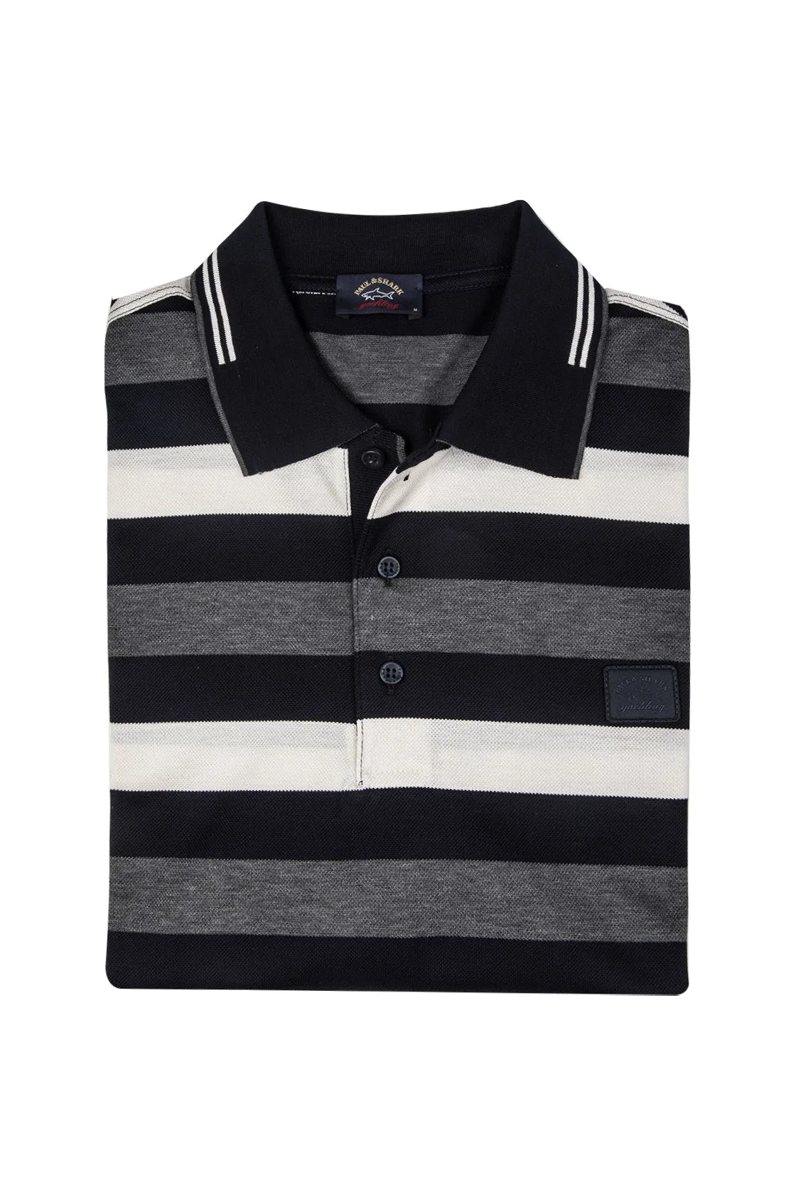 Paul & Shark Polo Charcoal Long Sleeve