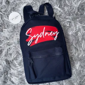 Personalised Paint Smudge Backpacks