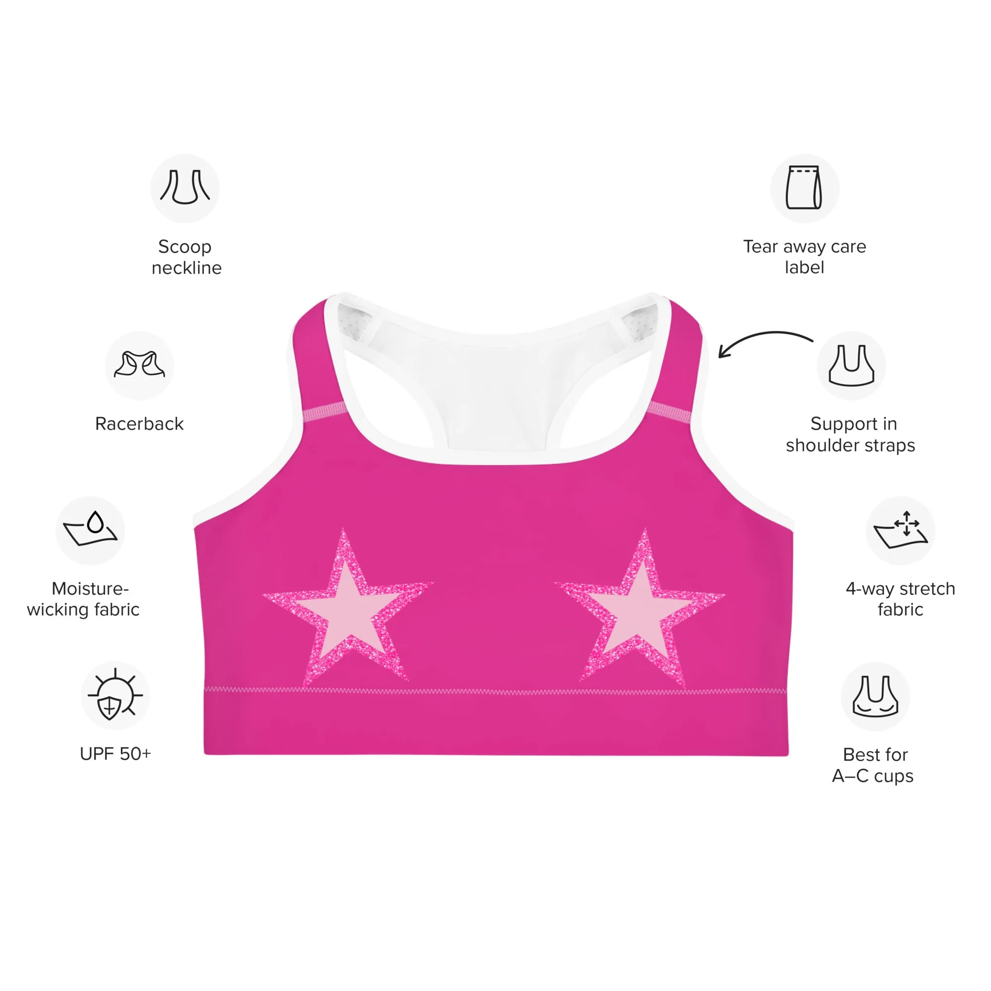 Pink Doll Sports Bra