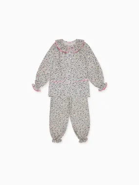 Pink Floral Lorna Girl Pyjamas