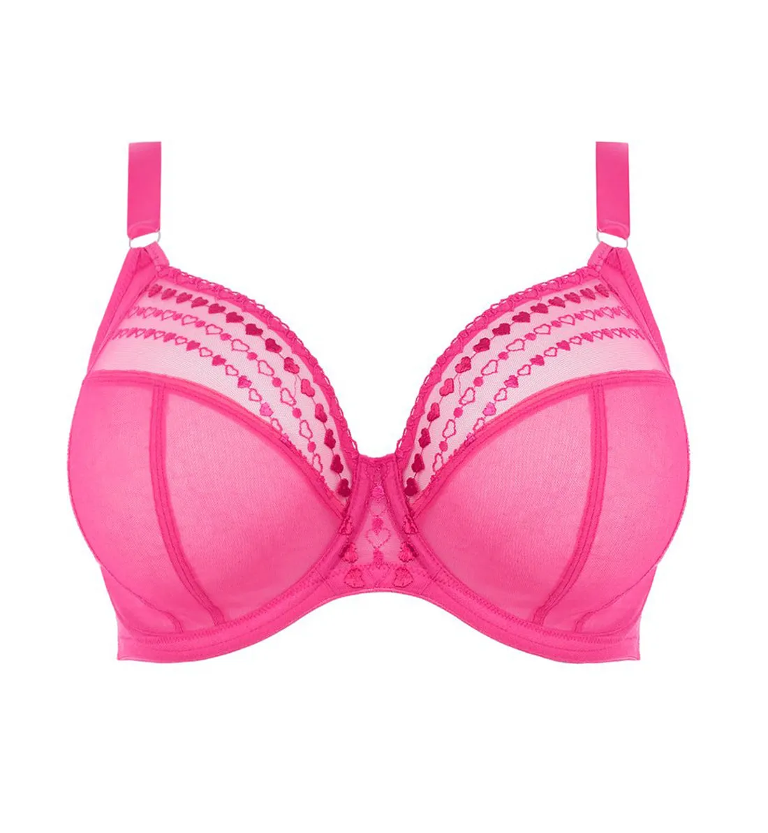 Pink Kiss Matilda Banded Plunge Underwire Bra (8900) by Elomi