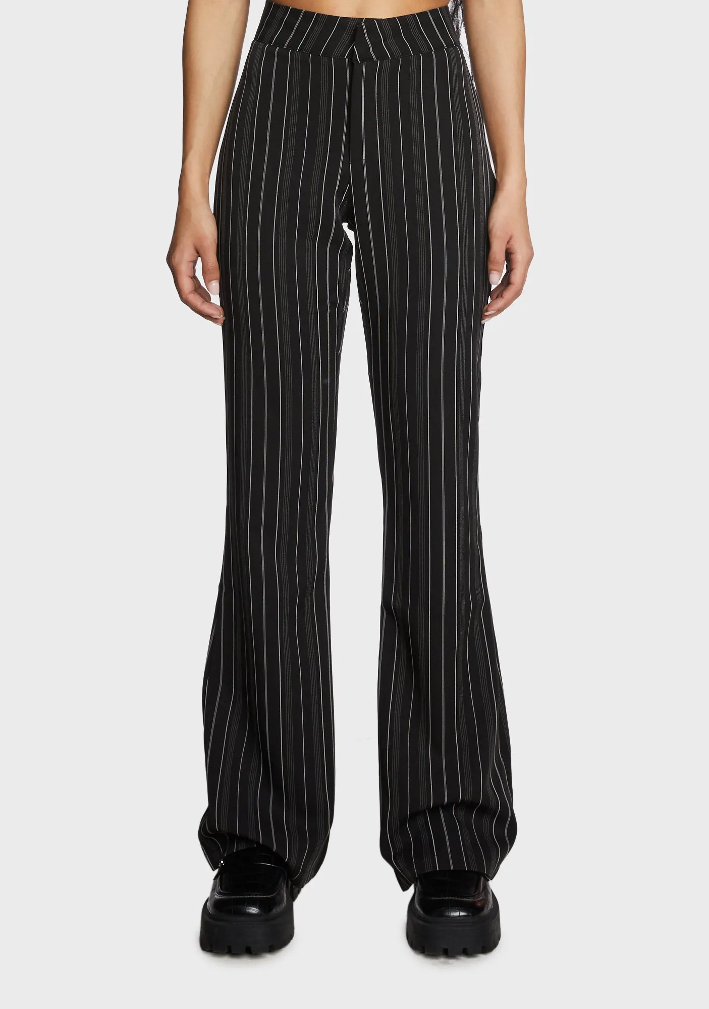 Pinstripe Trousers