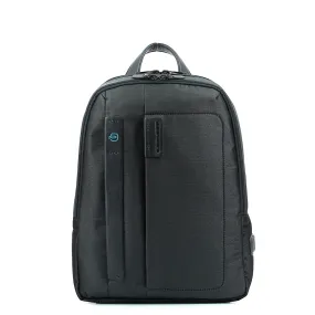 Piquadro P16 Connequ 14.0 Computer Backpack in Chevron Blue