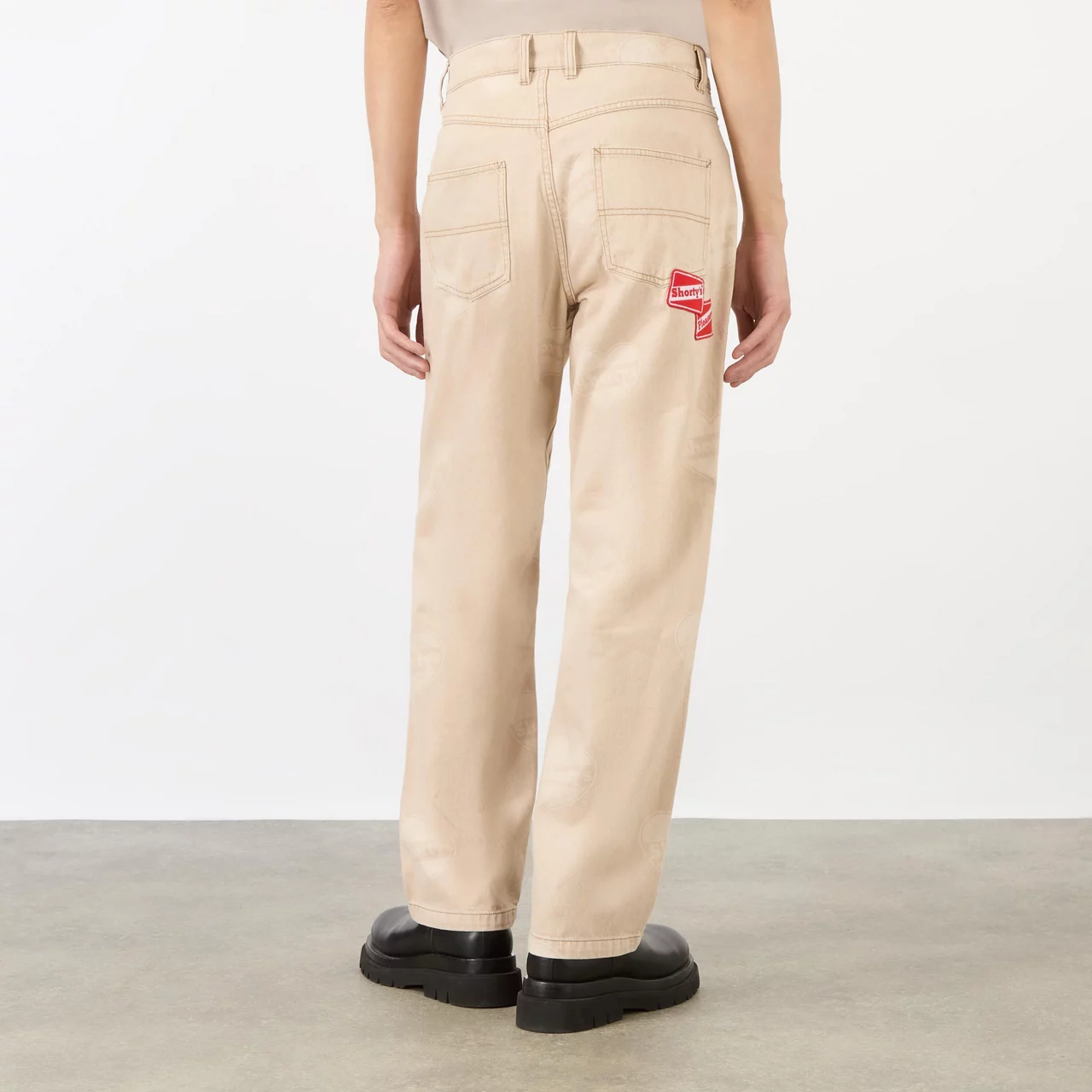 PLEASURES Heart Ultra Work Jeans - Beige