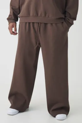 Plus Interlock Smart Wide Leg Trousers