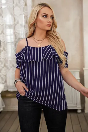 Plus Size Cold Shoulder Top